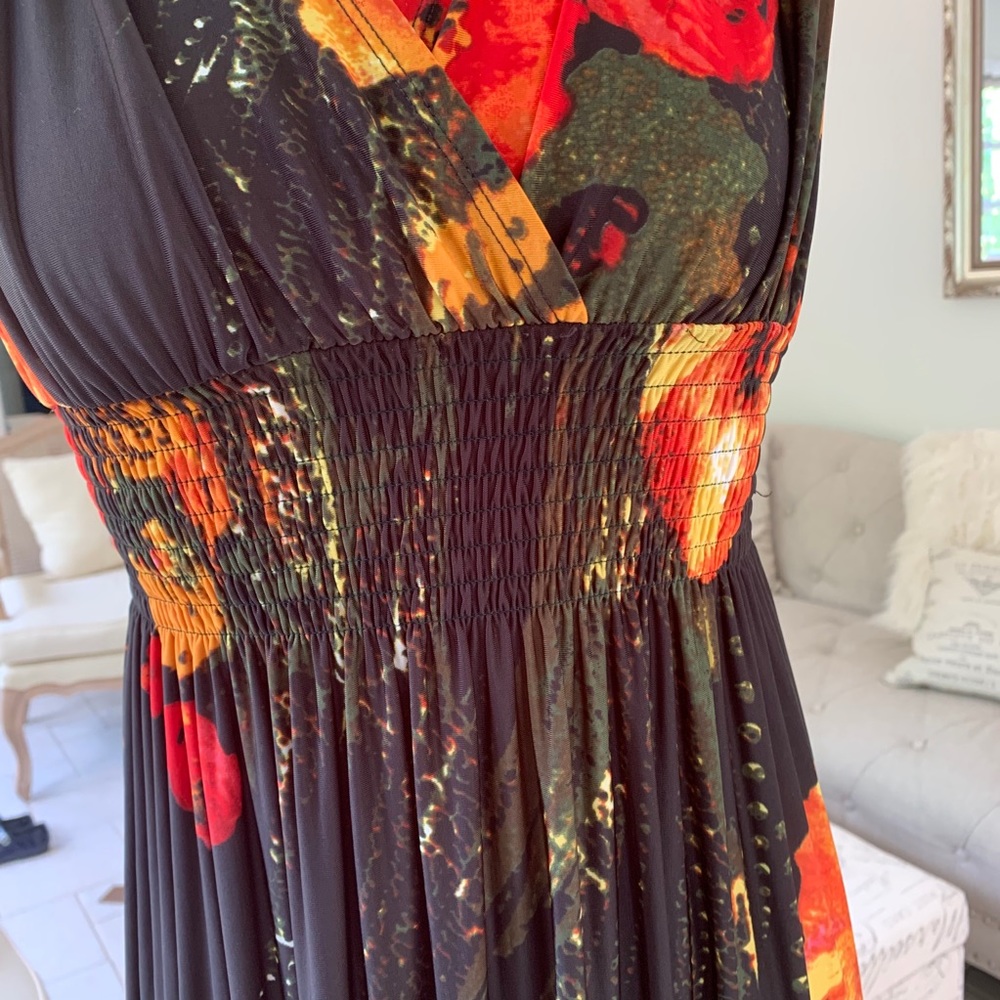 Carmen Marc Valvo floral maxi dress - Picture 11 of 12